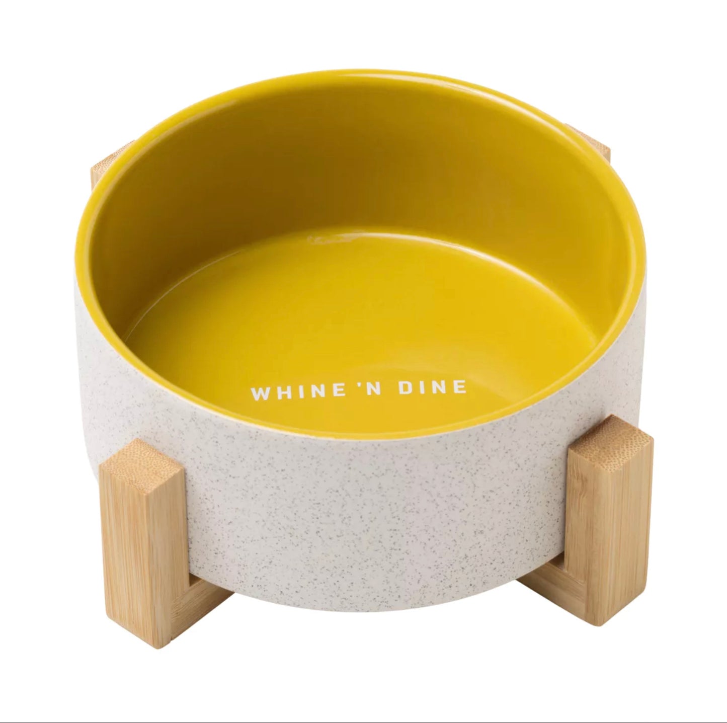 Ceramic Dog Bowl with Stand